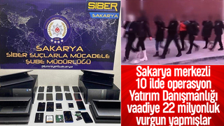 Sakarya Siber polisten 10 ilde operasyon