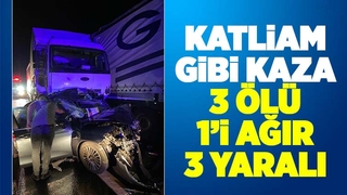Sakarya sınırında katliam gibi kaza: 3 ölü