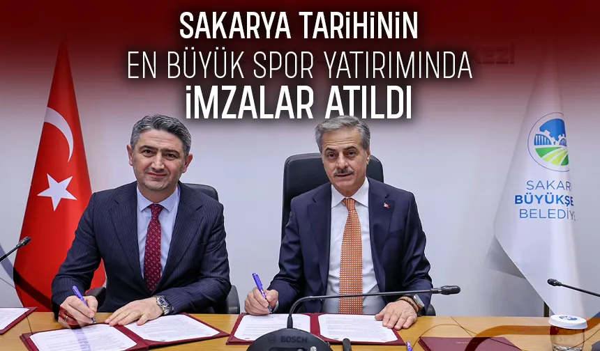 Sakarya tarihinin en büyük spor yatırımı