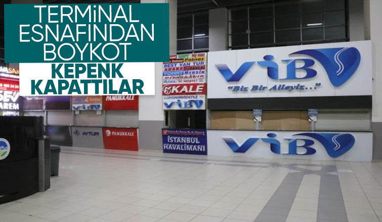 Sakarya terminalinde boykot