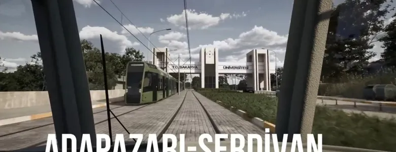 Sakarya tramvay hattı böyle olacak; Bu görüntü ilk kez paylaşıldı