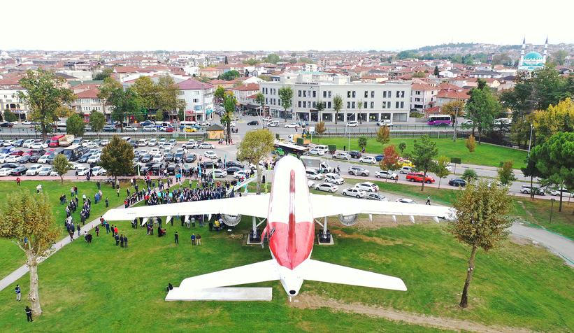 Sakarya uçak kıraathanesi açıldı