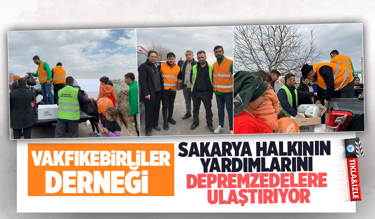 Sakarya Vakfıkebirliler derneği, depremzedeler için seferber oldu
