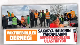 Sakarya Vakfıkebirliler derneği, depremzedeler için seferber oldu