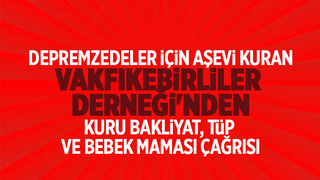 Sakarya Vakfıkebirliler Derneği'nden aşevi için yardım çağrısı