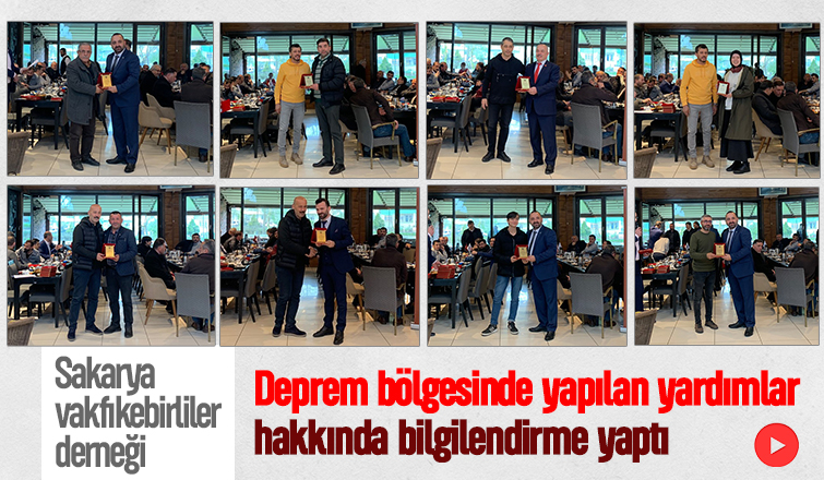 Sakarya Vakfıkebirliler Derneği'nden toplantı