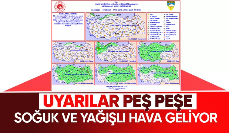 Sakarya Valiliği nden soğuk hava ve yağış uyarısı