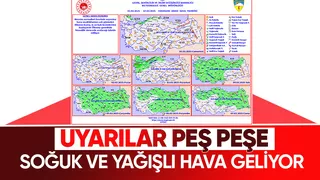 Sakarya Valiliği nden soğuk hava ve yağış uyarısı