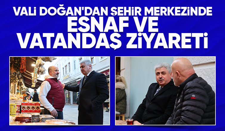 Sakarya Valisinden esnaf ve vatandaş ziyareti