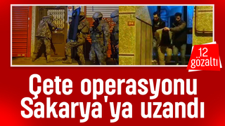 Sakarya ve İstanbul'da çete operasyonu
