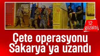 Sakarya ve İstanbul'da çete operasyonu