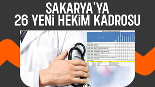 Sakarya'ya 19'u uzman 26 yeni doktor geliyor