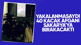 Sakarya'ya geliyorlardı 40 kaçak Afgan yakalandı
