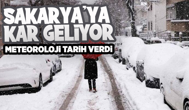  Sakarya'ya kar geliyor