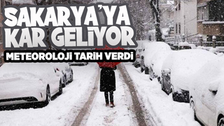  Sakarya'ya kar geliyor
