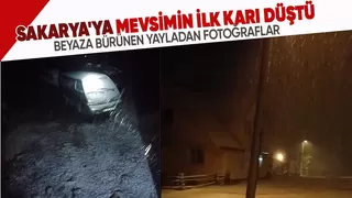 Sakarya'ya mevsimin ilk karı düştü