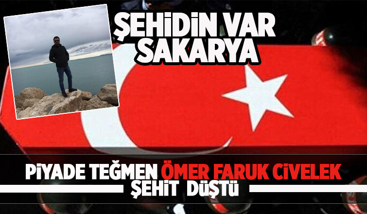 Sakarya'ya şehit ateşi düştü