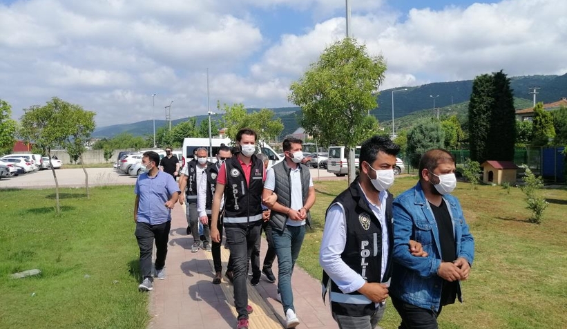 Sakarya'ya uzanan operasyonda 7 tutuklama