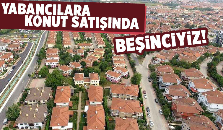 Sakarya yabancılara en çok konut satılan 5. il oldu
