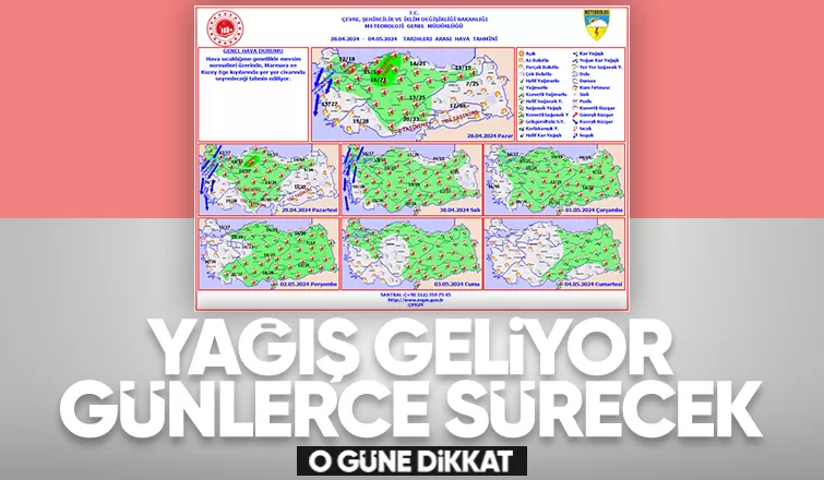 Sakarya yağışlı havanın etkisi altına girecek