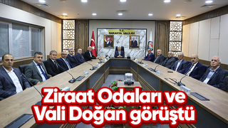 Sakarya Ziraat Odaları, Vali Doğan’la bir araya geldi