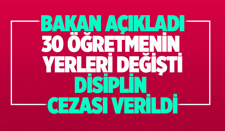 Sakarya’da 30 Öğretmen Sürgün Edildi