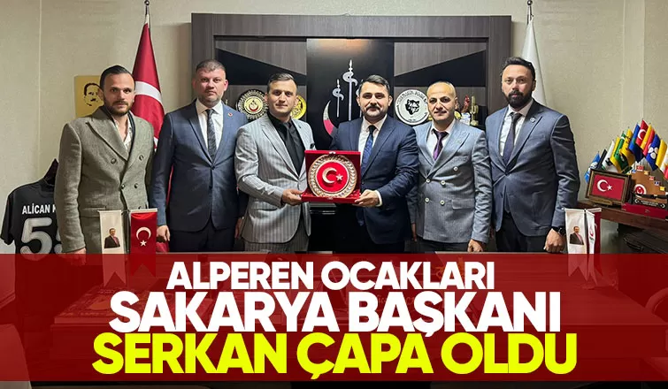 Sakaryada Alperen ocaklarının yeni başkanı Serkan Çapa