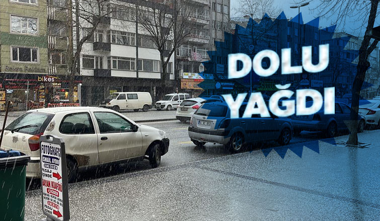 Sakarya’da dolu yağışı etkili oldu