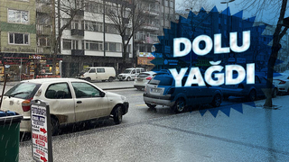 Sakarya’da dolu yağışı etkili oldu