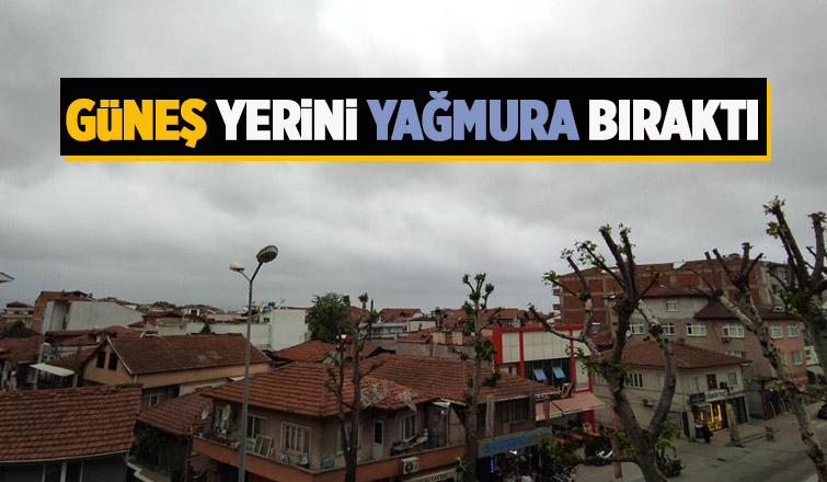 Sakarya’da güneş yerini yağmura bıraktı