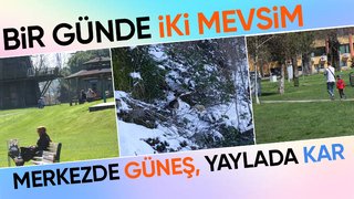 Sakarya’da iki mevsim aynı gün yaşanıyor