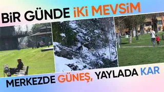 Sakarya’da iki mevsim aynı gün yaşanıyor