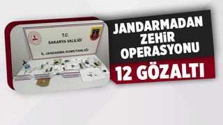 Sakaryada jandarmadan uyuşturucu operasyonu
