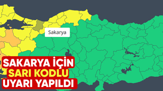 Sakaryada kuvvetli yağış bekleniyor