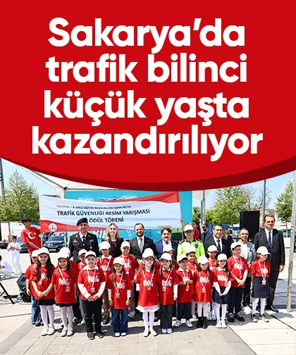 Sakarya’da trafik bilinci küçük yaşta kazandırılıyor
