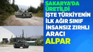 Sakaryada üretilen ağır sınıf paletli insansız zırhlı aracı görücüye çıktı