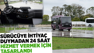 Sakarya’da üretilen ilk otonom minibüs görücüye çıktı