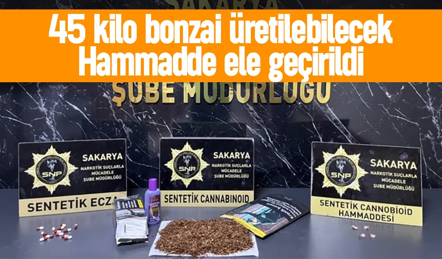 Sakarya’da uyuşturucu operasyonu: 3 kişi tutuklandı