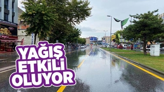 Sakarya’da yağış etkili oluyor