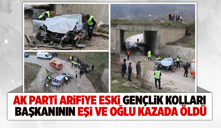 Sakaryalı aileden anne ve oğlu feci kazada öldü