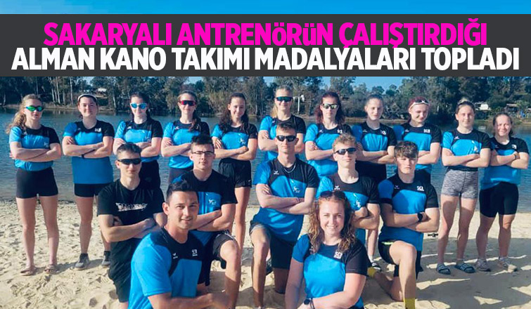 Sakaryalı antrenörün çalıştırdığı Alman takımı yarışlara damga vurdu