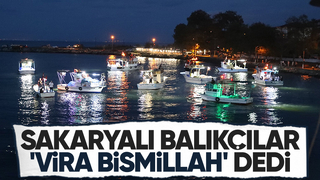 Sakaryalı balıkçılar sezonun ilk avına çıktı