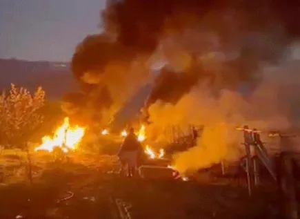 Sakaryalı çiftçiler geceyi bahçelerde ateş yakarak geçirdi