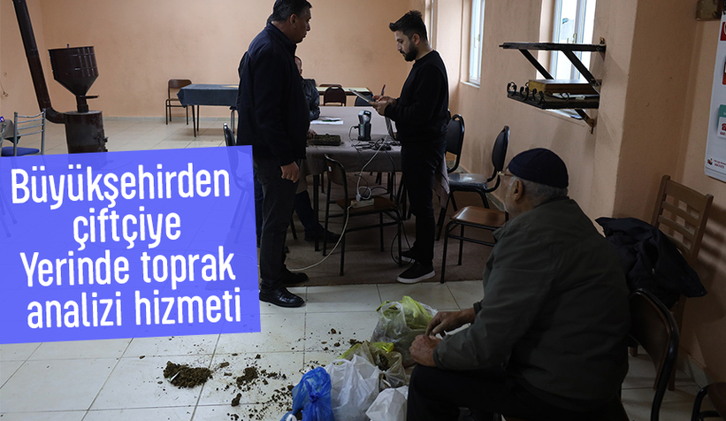 Sakaryalı çiftçilere yerinde toprak analizi hizmeti