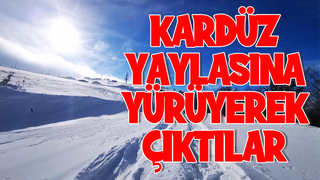 Sakaryalı dağcılar Kardüz Yaylasına çıktı