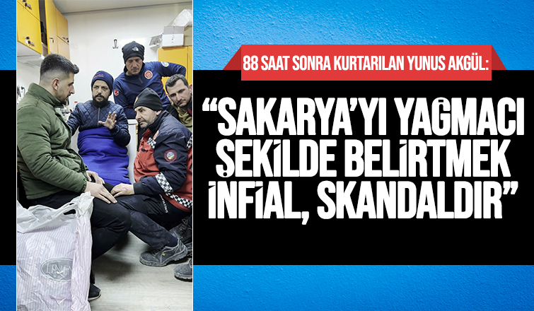 Sakaryalı ekiplerce enkazdan kurtarılmıştı Uğur Arslan’a sert tepki