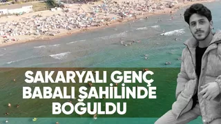 Sakaryalı genç Karadenizde boğuldu