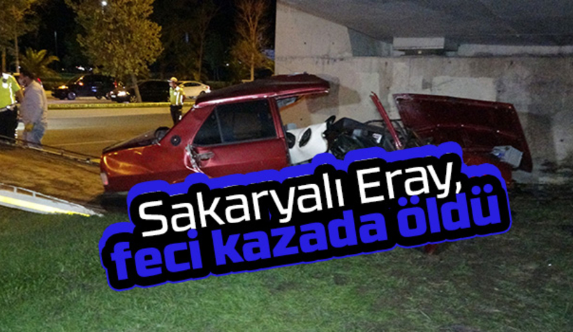 Sakaryalı genç kazada öldü