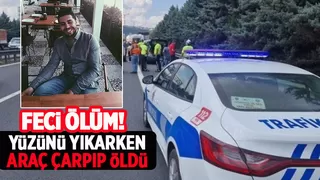 Sakaryalı genç yüzünü yıkarken aracın altında kalıp öldü