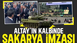 Sakaryalı iş adamları ALTAY Tankı teslimat törenine katıldı